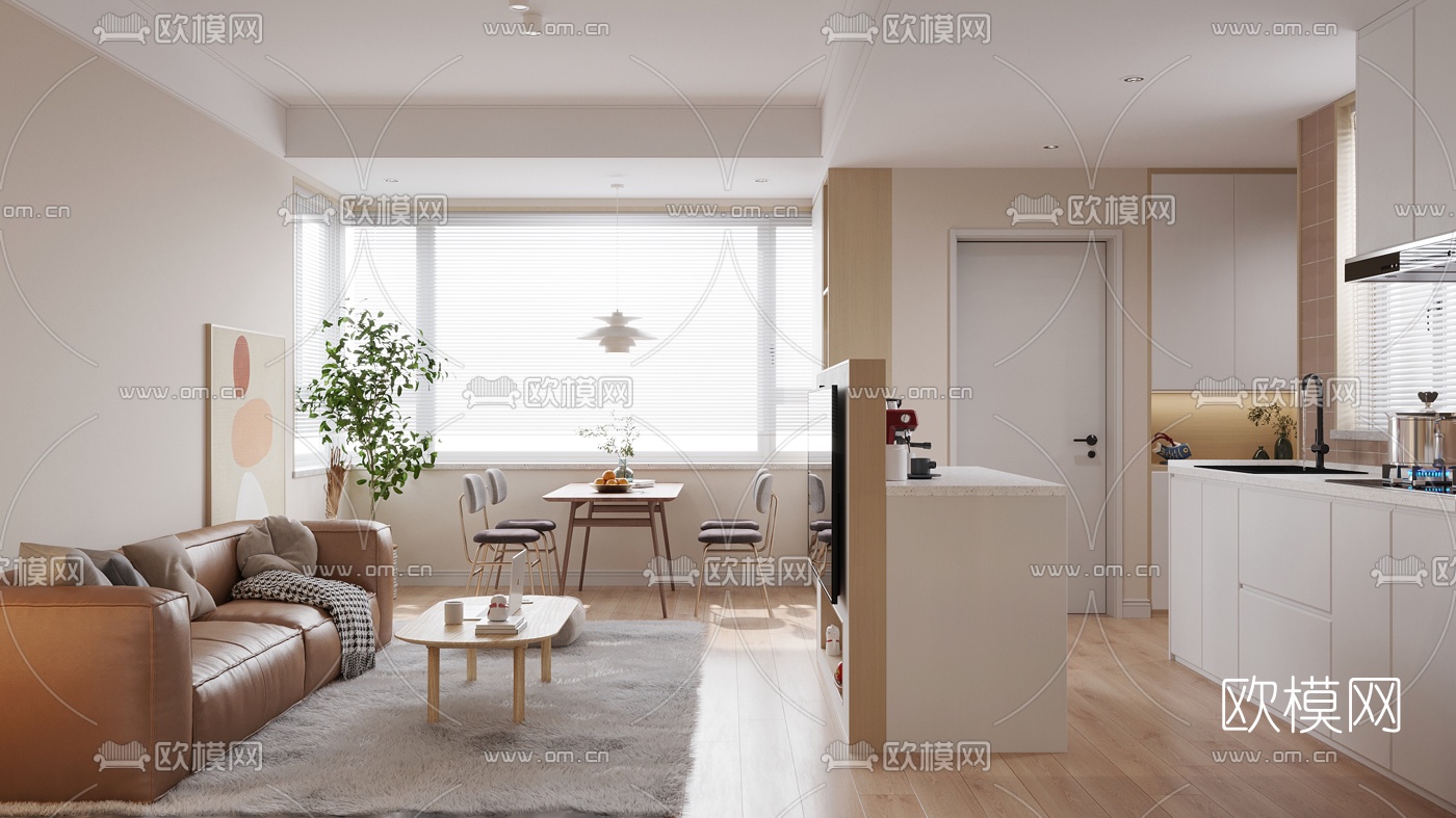 3D SCENES – APARTMENT – CORONA – 3D MODEL – 141 - thumbnail 1