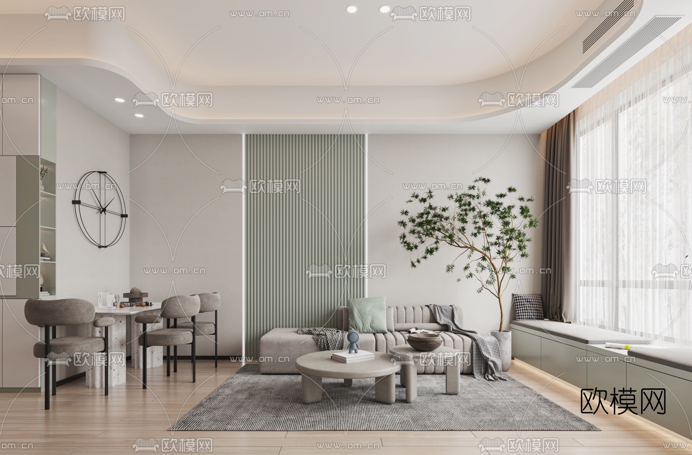 3D SCENES – APARTMENT – VRAY / CORONA – 3D MODEL – 147 - thumbnail 1