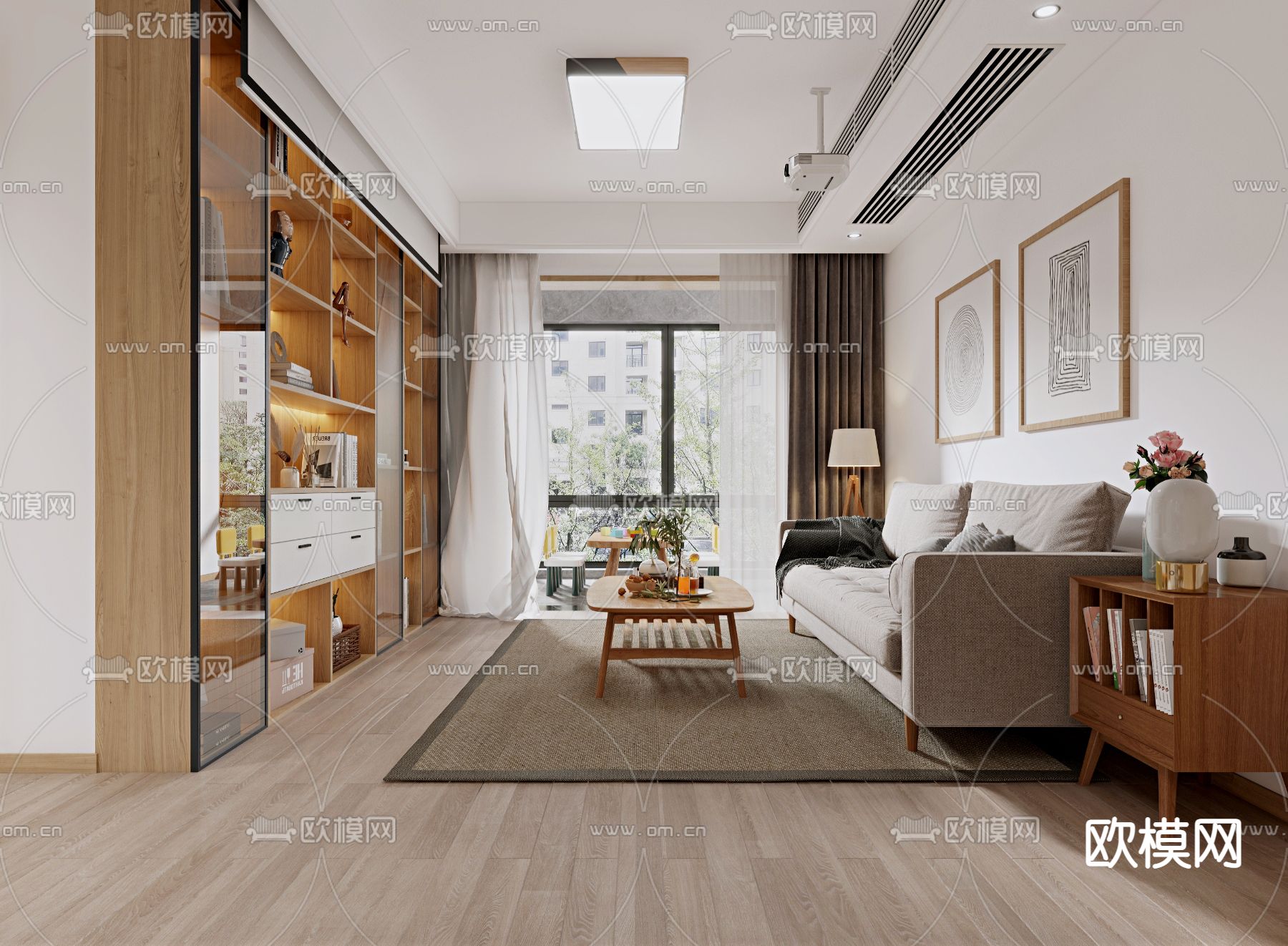 3D SCENES – APARTMENT – VRAY / CORONA – 3D MODEL – 154 - thumbnail 1