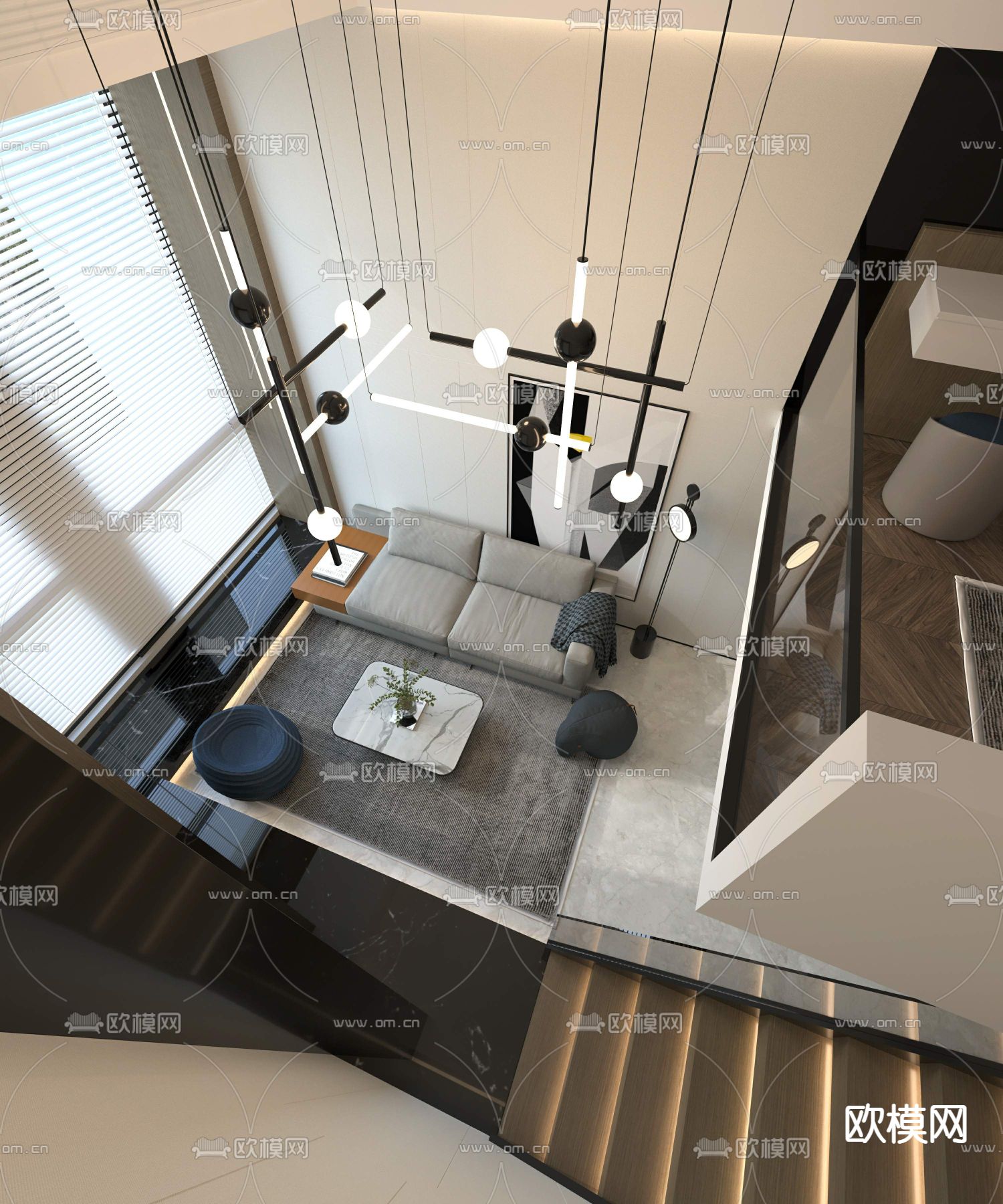 3D SCENES – APARTMENT – VRAY / CORONA – 3D MODEL – 158 - thumbnail 1