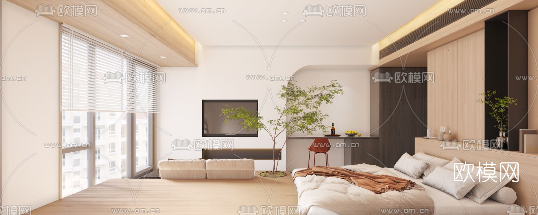 3D SCENES – APARTMENT – VRAY / CORONA – 3D MODEL – 213 - thumbnail 1