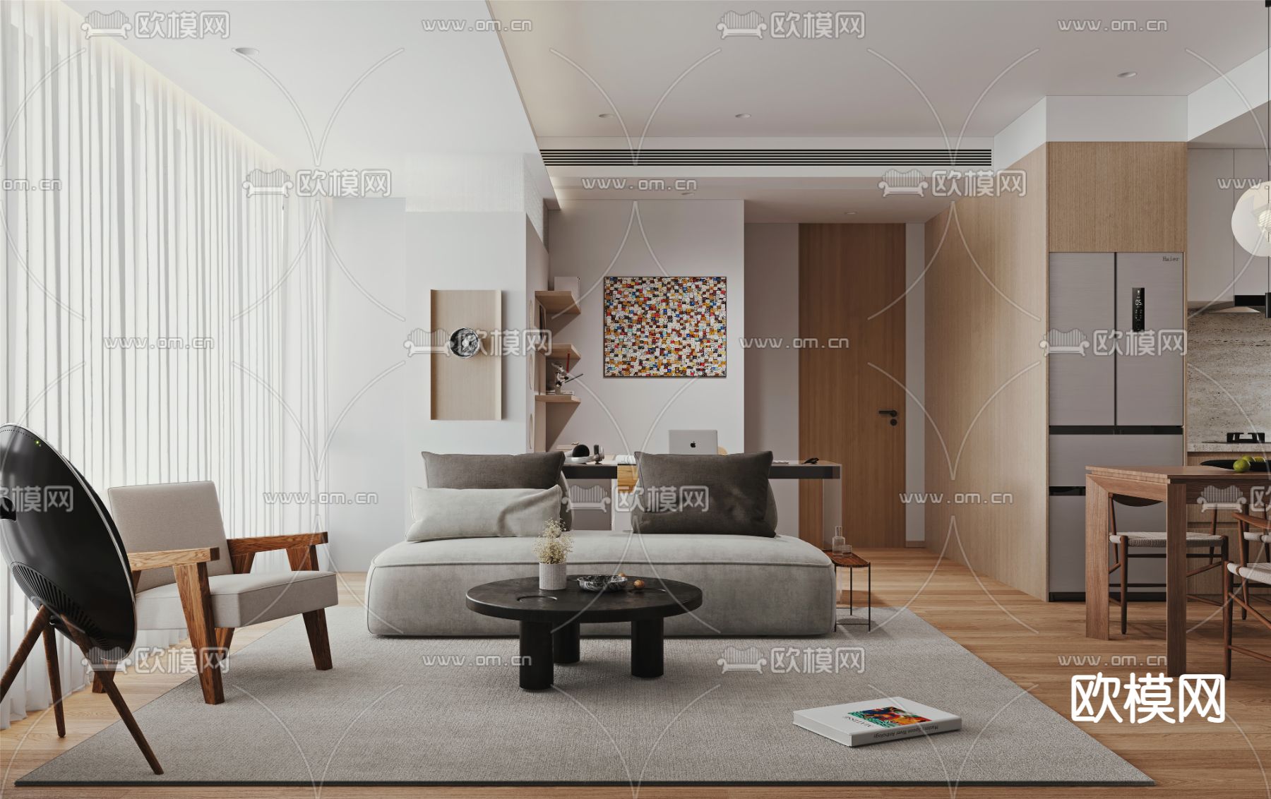 3D SCENES – APARTMENT – VRAY / CORONA – 3D MODEL – 225 - thumbnail 1