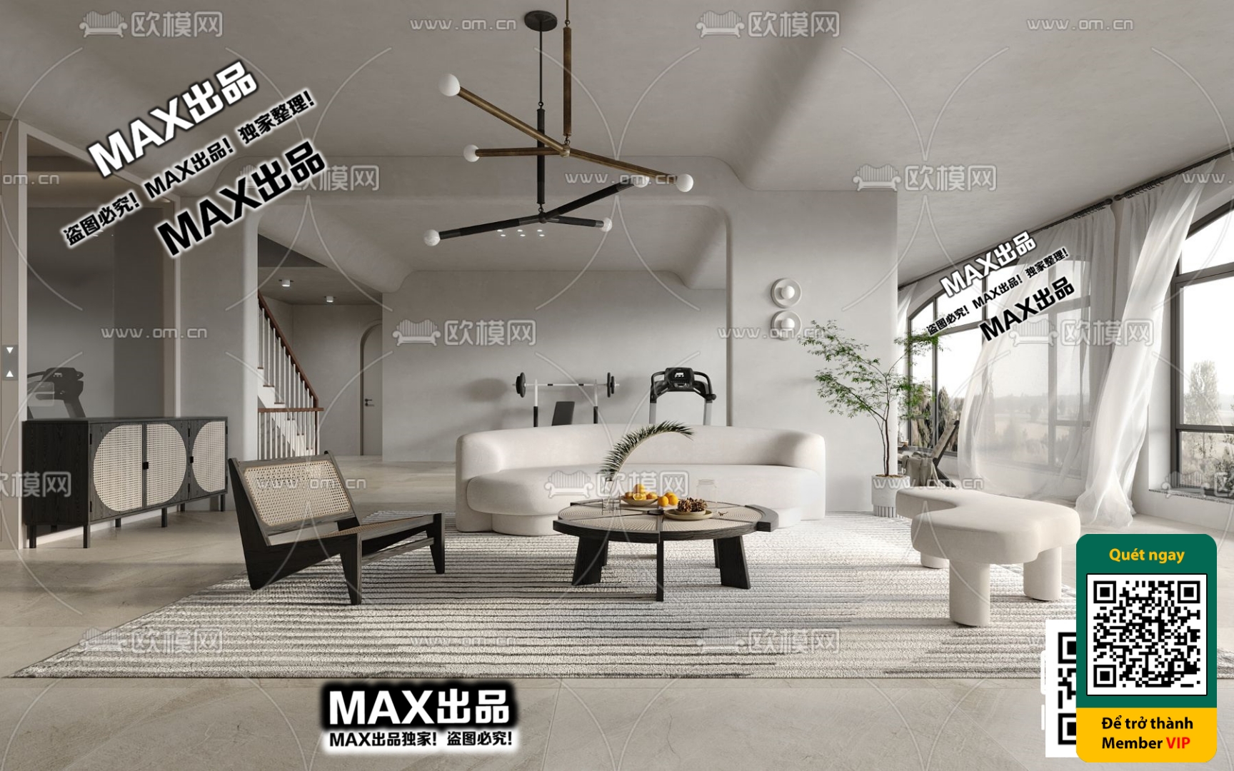 3D SCENES – WABI SABI STYLE – VRAY / CORONA – 3D MODEL – 4557 - thumbnail 1