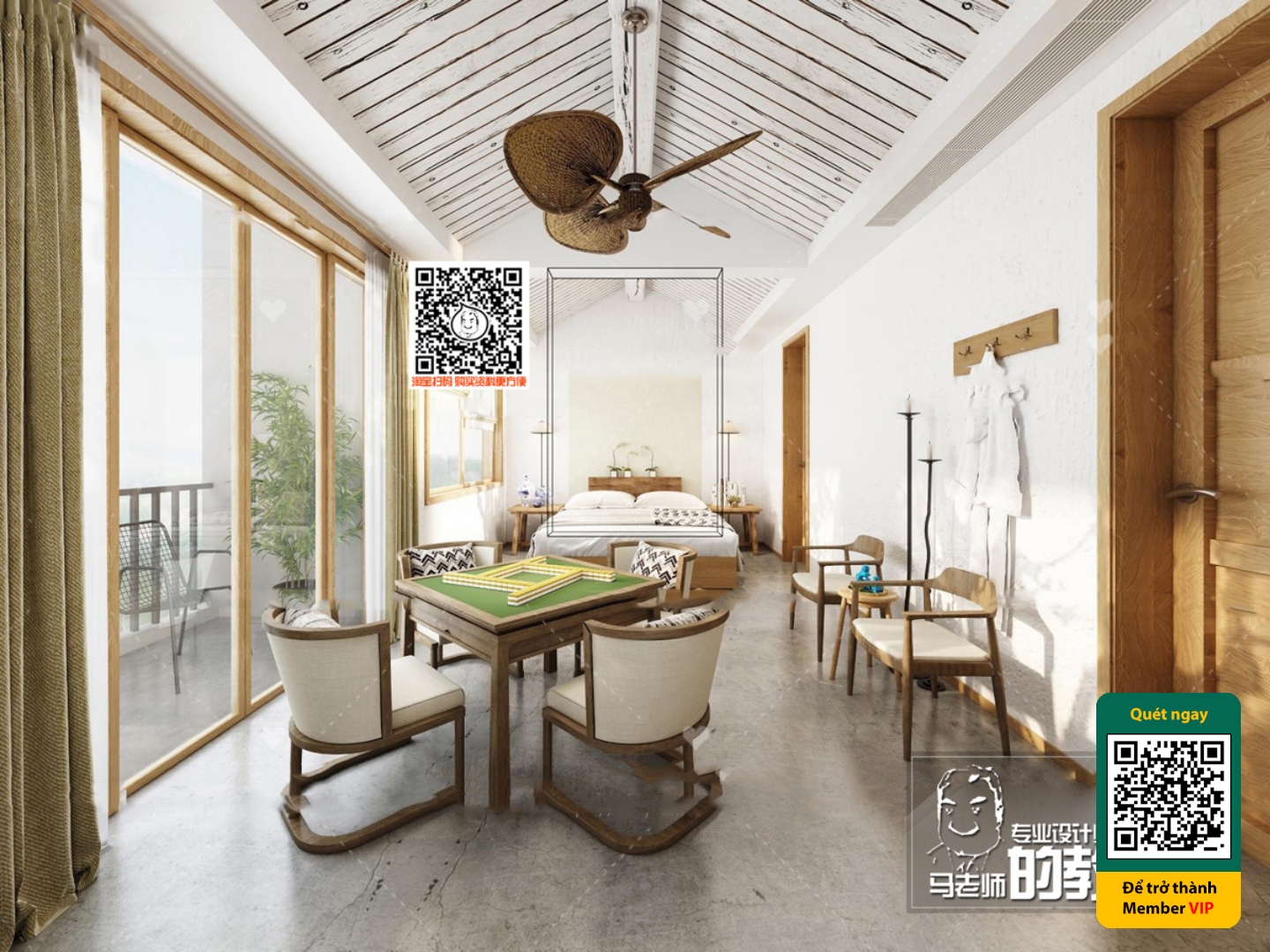 3D SCENES – WABI SABI STYLE – VRAY / CORONA – 3D MODEL – 5978 - thumbnail 1