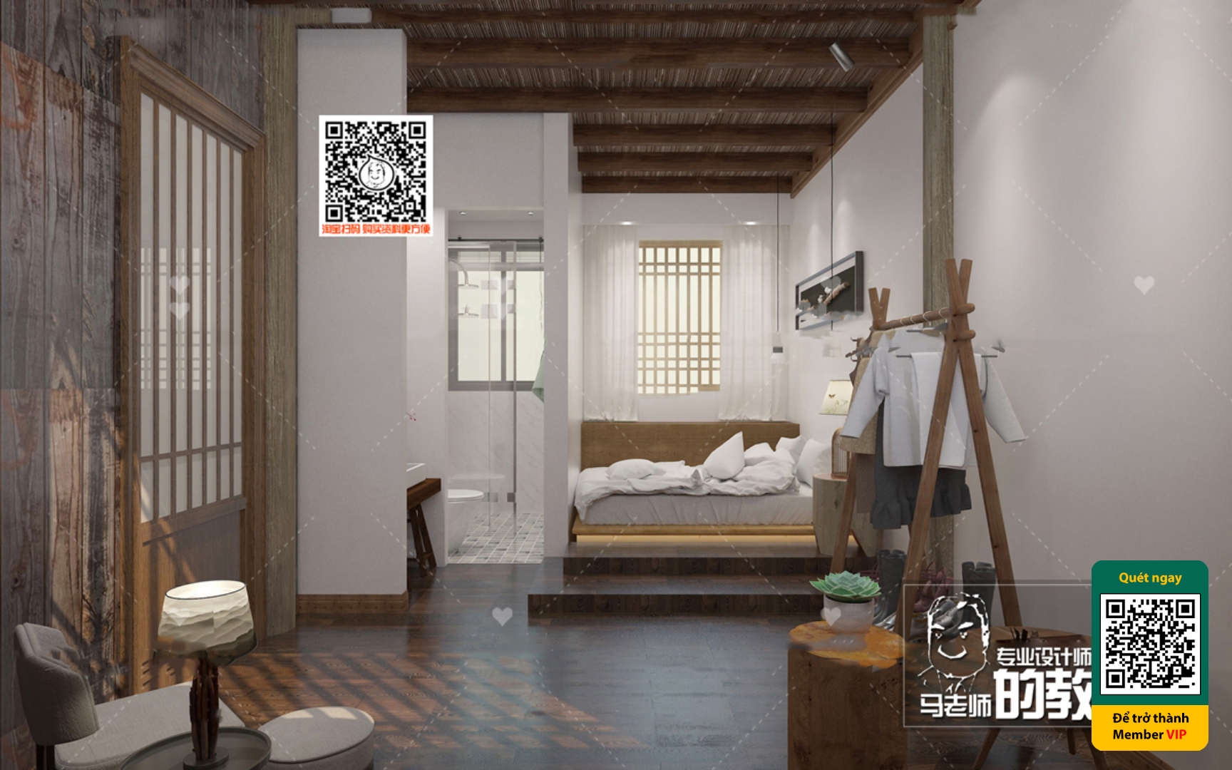 3D SCENES – WABI SABI STYLE – VRAY / CORONA – 3D MODEL – 5987 - thumbnail 1