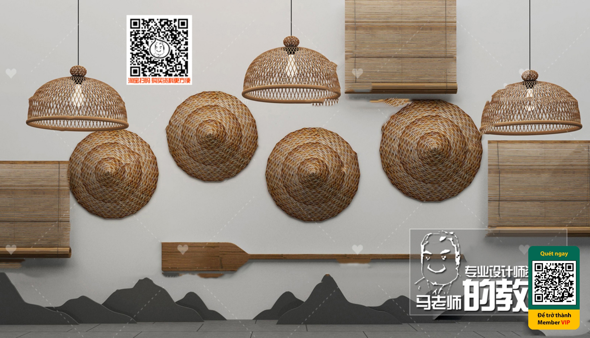 3D SCENES – WABI SABI STYLE – VRAY / CORONA – 3D MODEL – 6015 - thumbnail 1