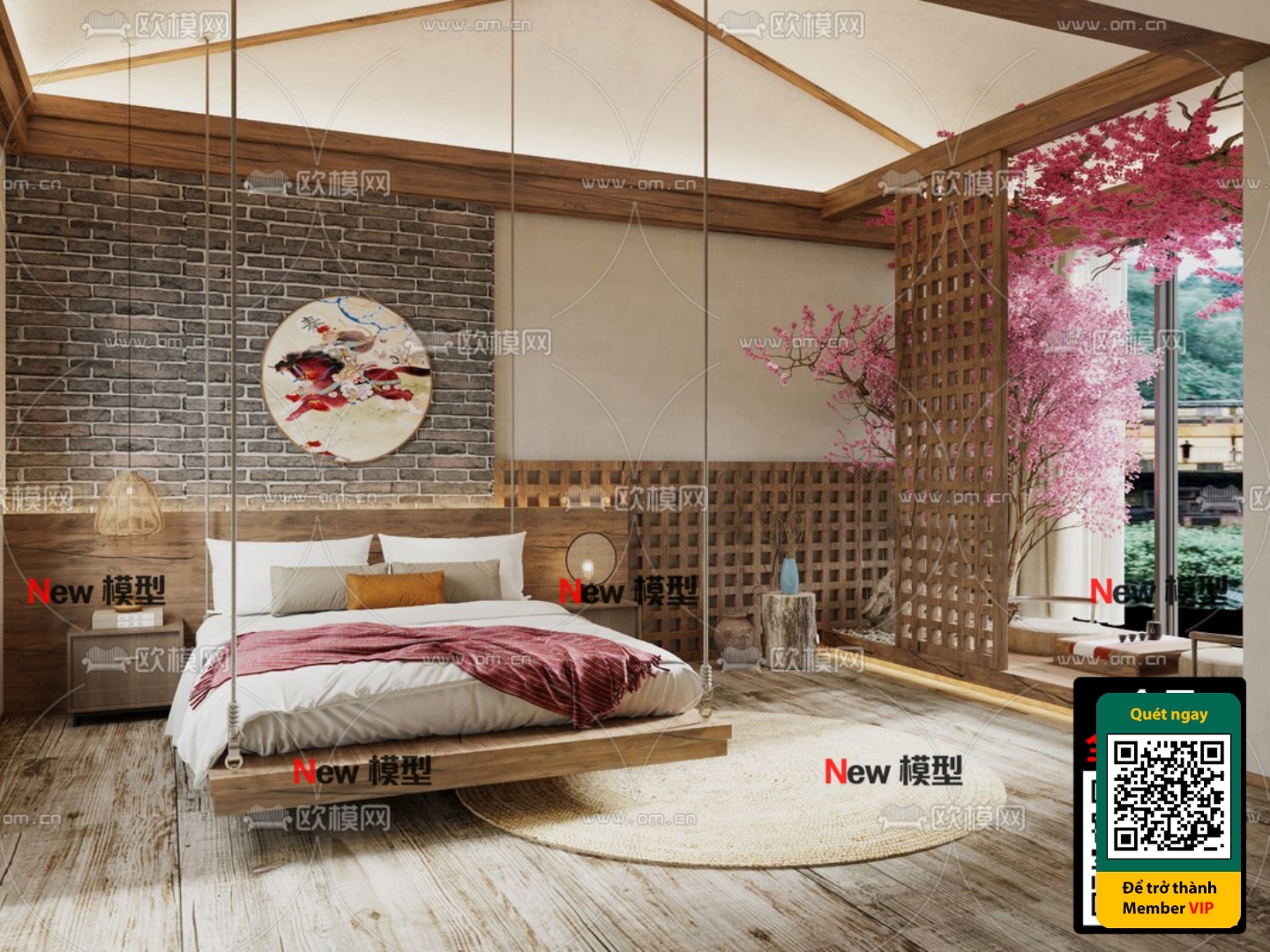 3D SCENES – WABI SABI STYLE – VRAY / CORONA – 3D MODEL – 6021 - thumbnail 1