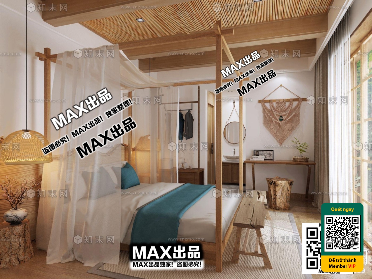 3D SCENES – WABI SABI STYLE – VRAY / CORONA – 3D MODEL – 6087 - thumbnail 1