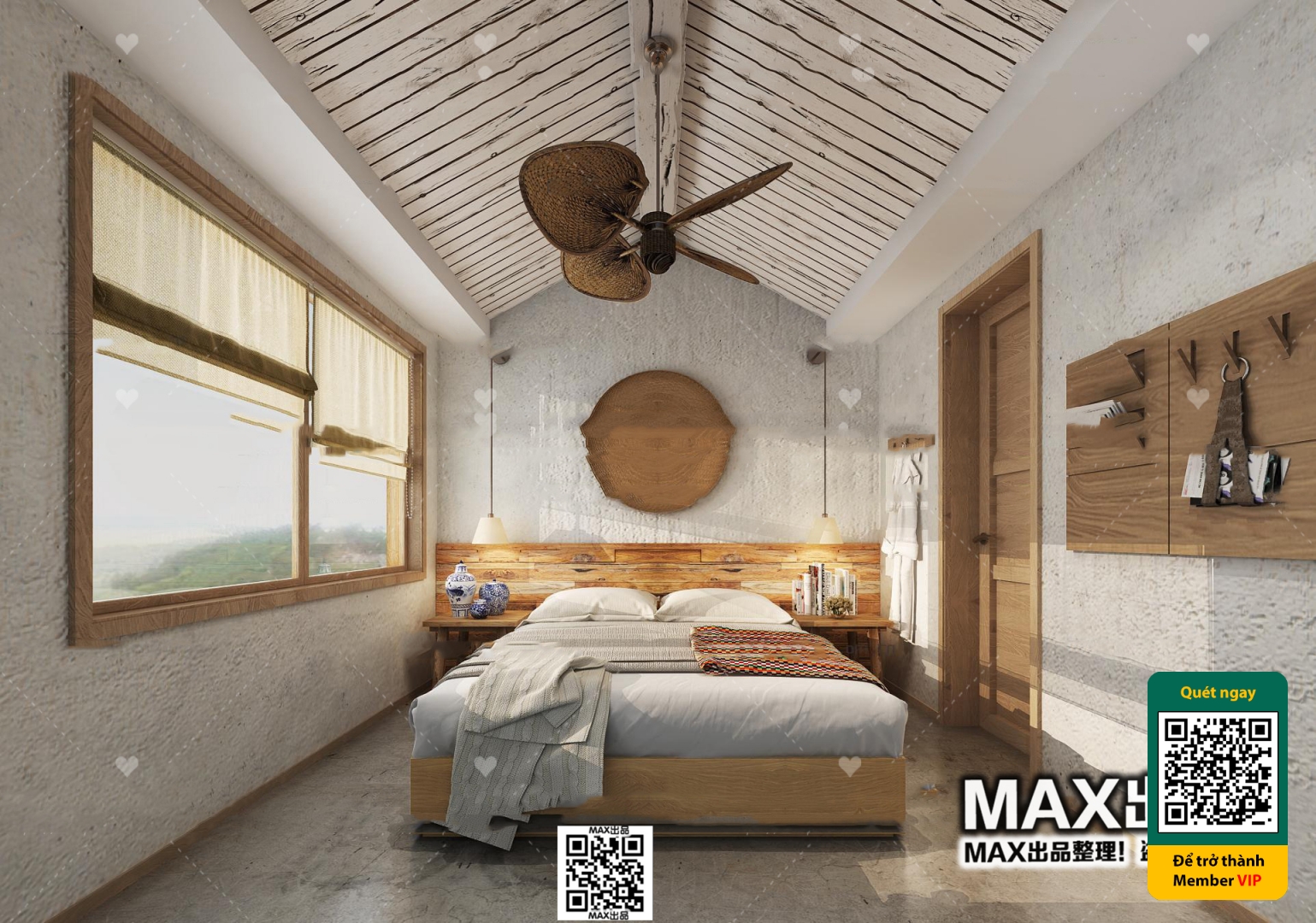 3D SCENES – WABI SABI STYLE – VRAY / CORONA – 3D MODEL – 6150 - thumbnail 1