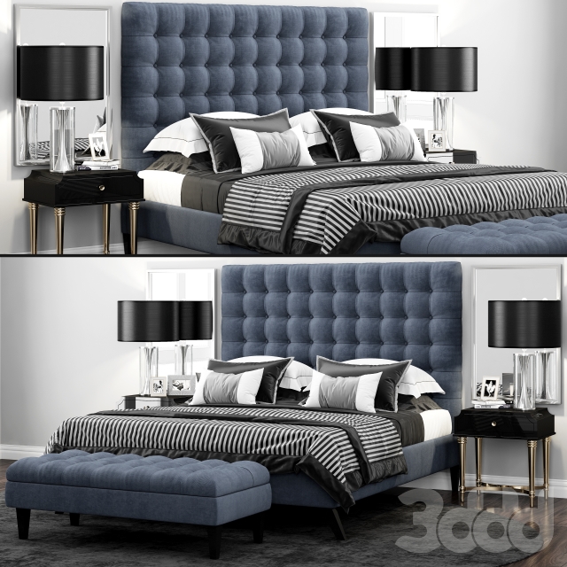 3DSKY MODELS – BED 3D MODELS – BED 1 – No.002 - thumbnail 1