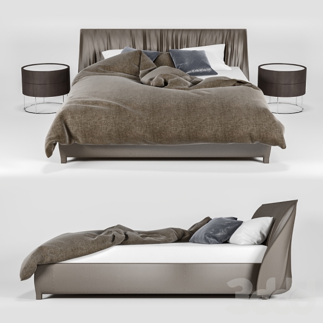 3DSKY MODELS – BED 3D MODELS – BED 1 – No.045 - thumbnail 1