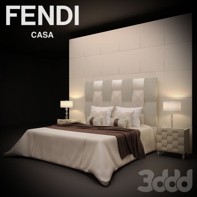 3DSKY MODELS – BED 3D MODELS – BED 1 – No.046 - thumbnail 1