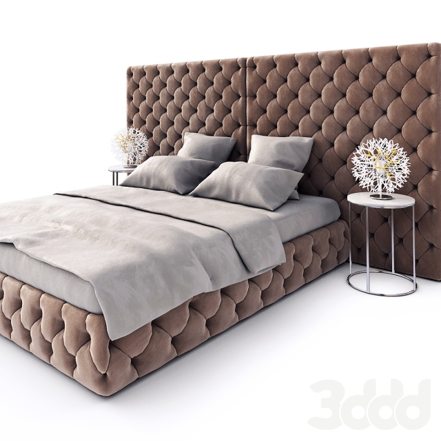 3DSKY MODELS – BED 3D MODELS – BED 1 – No.047 - thumbnail 1