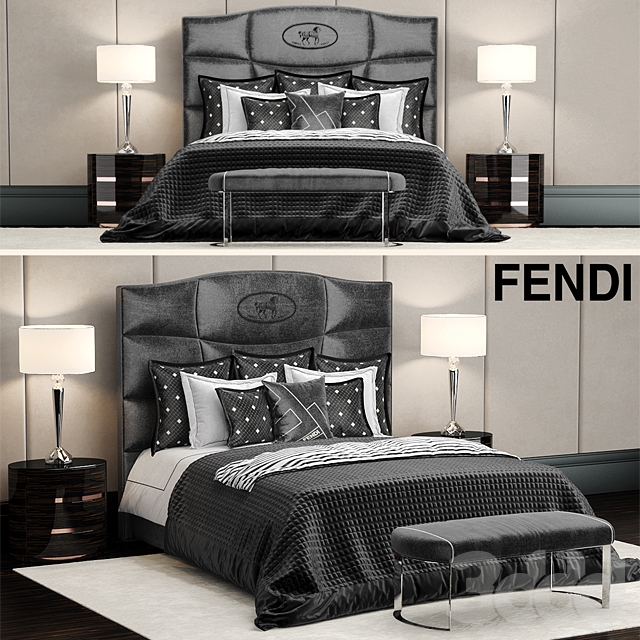 3DSKY MODELS – BED 3D MODELS – BED 1 – No.048 - thumbnail 1