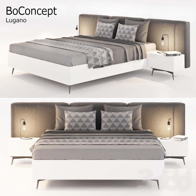 3DSKY MODELS – BED 3D MODELS – BED 1 – No.052 - thumbnail 1