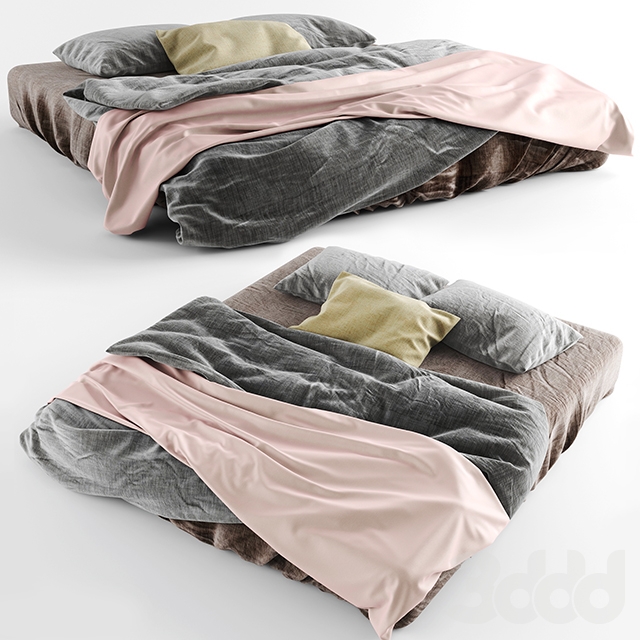 3DSKY MODELS – BED 3D MODELS – BED 1 – No.083 - thumbnail 1