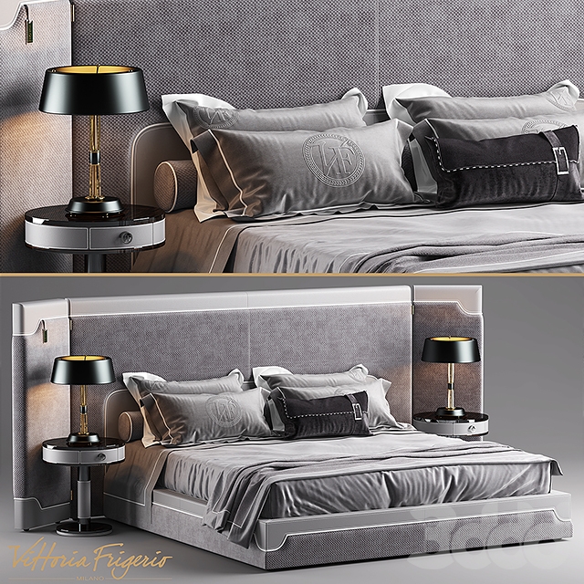 3DSKY MODELS – BED 3D MODELS – BED 1 – No.100 - thumbnail 1