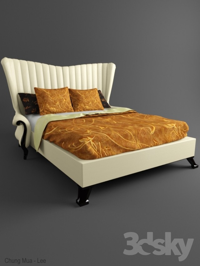 3DSKY MODELS – BED 3D MODELS – No.102 - thumbnail 1