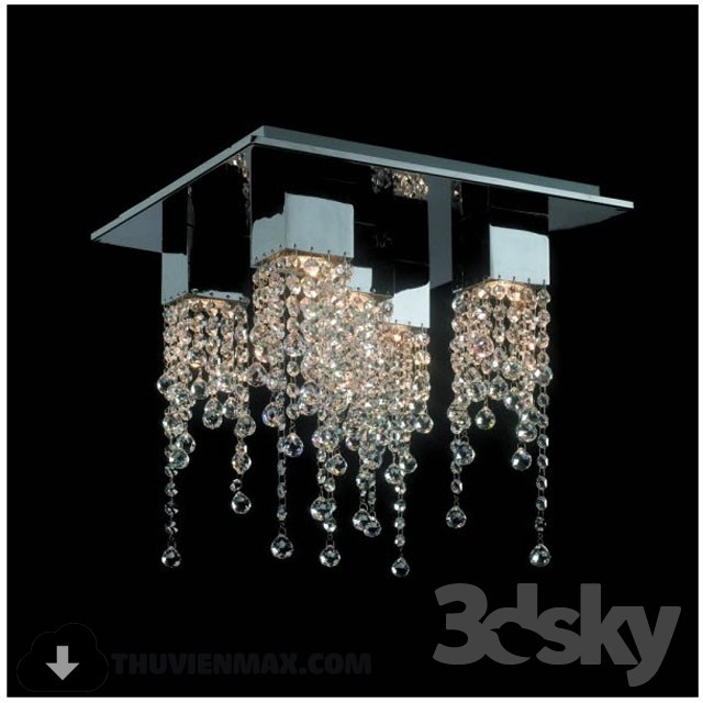 3DSKY MODELS – CEILING LIGHT – 005 - thumbnail 1