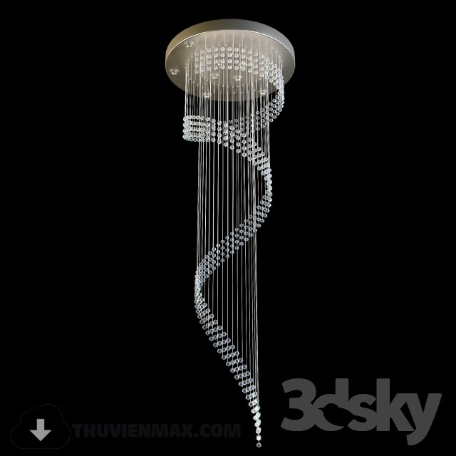 3DSKY MODELS – CEILING LIGHT – 011 - thumbnail 1