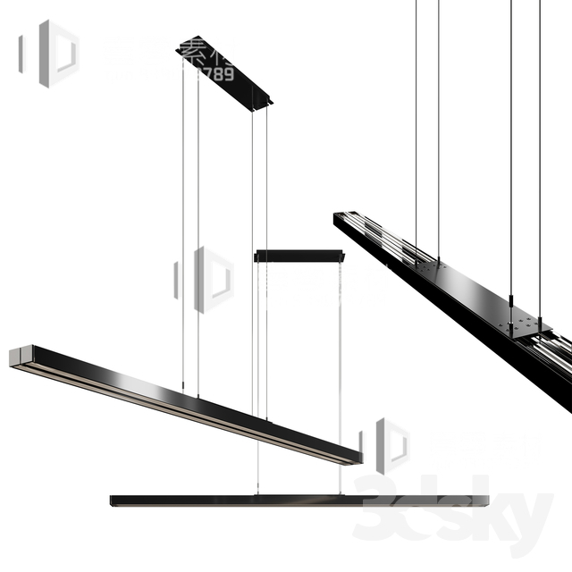 3DSKY MODELS – CEILING LIGHT – No.017 - thumbnail 1