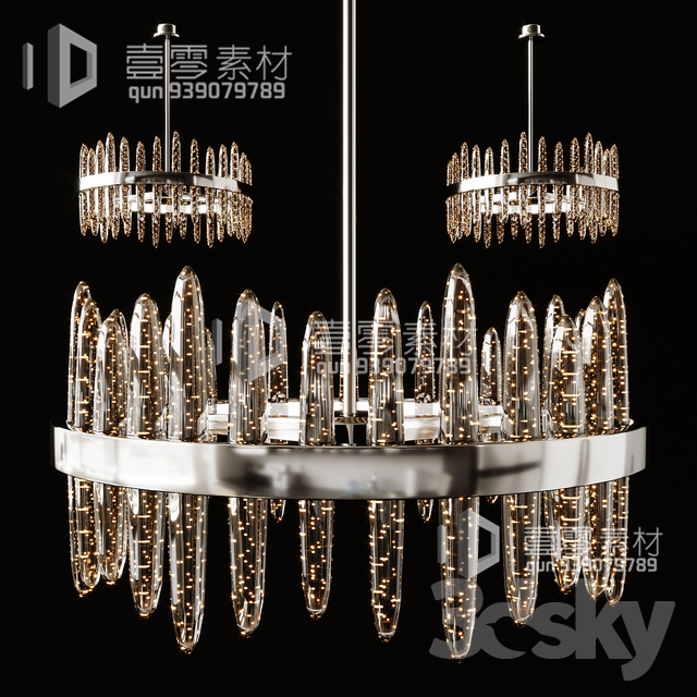 3DSKY MODELS – CEILING LIGHT – No.021 - thumbnail 1