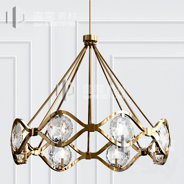 3DSKY MODELS – CEILING LIGHT – No.026 - thumbnail 1