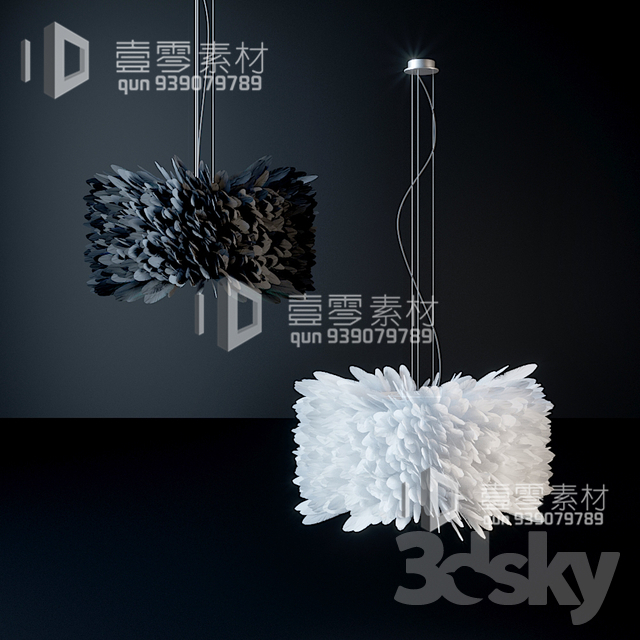 3DSKY MODELS – CEILING LIGHT – No.042 - thumbnail 1