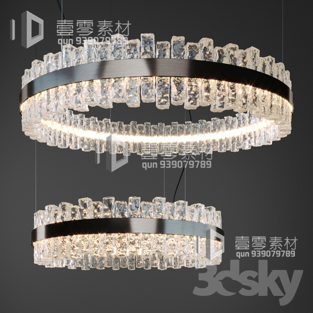 3DSKY MODELS – CEILING LIGHT – No.057 - thumbnail 1