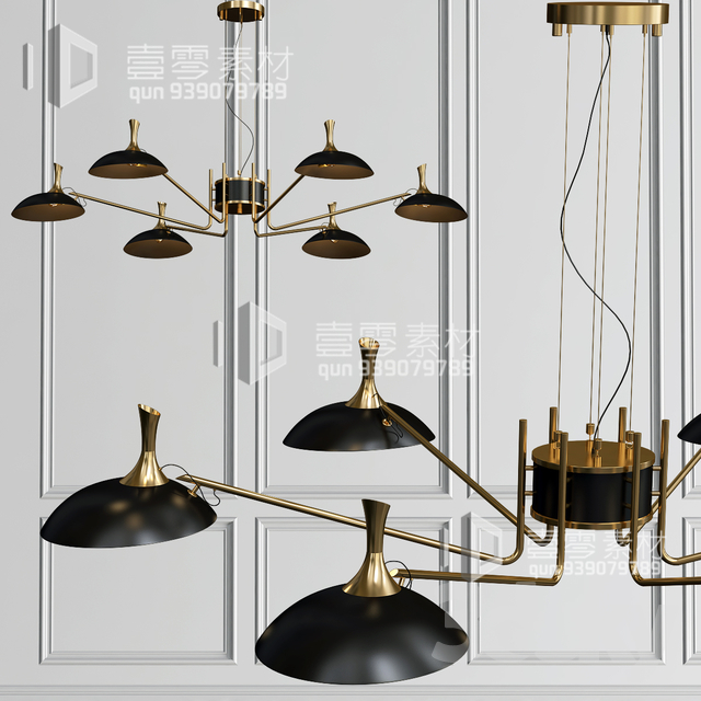 3DSKY MODELS – CEILING LIGHT – No.058 - thumbnail 1