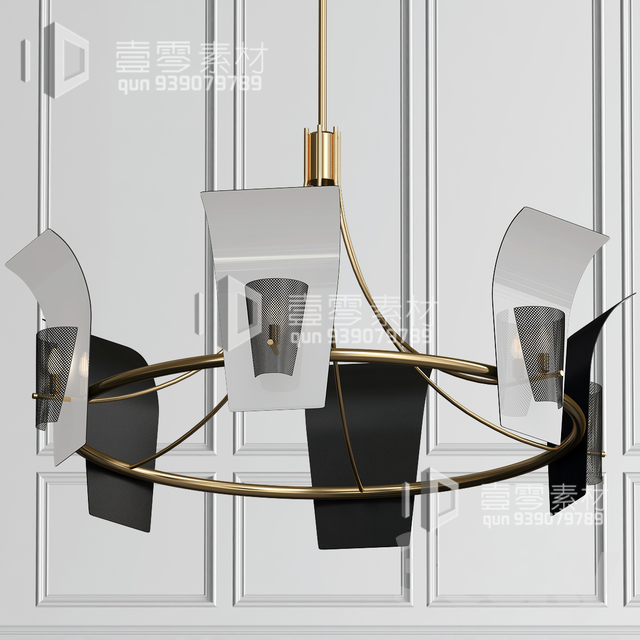 3DSKY MODELS – CEILING LIGHT – No.059 - thumbnail 1