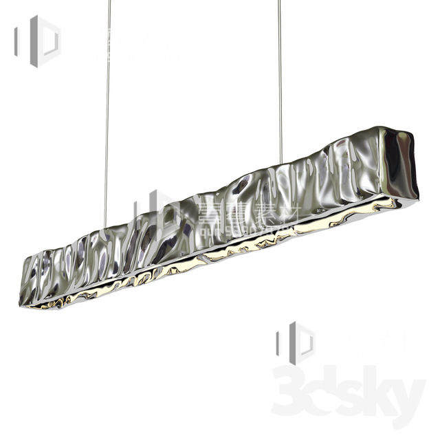 3DSKY MODELS – CEILING LIGHT – No.065 - thumbnail 1