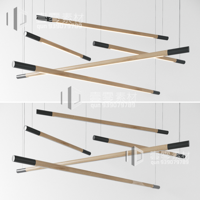 3DSKY MODELS – CEILING LIGHT – No.099 - thumbnail 1