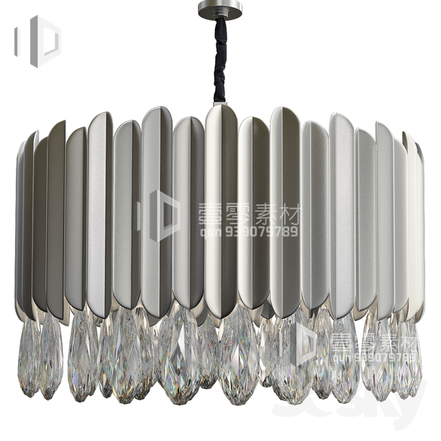 3DSKY MODELS – CEILING LIGHT – No.109 - thumbnail 1