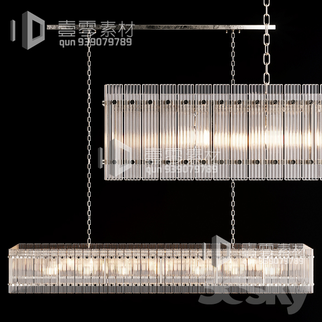 3DSKY MODELS – CEILING LIGHT – No.111 - thumbnail 1