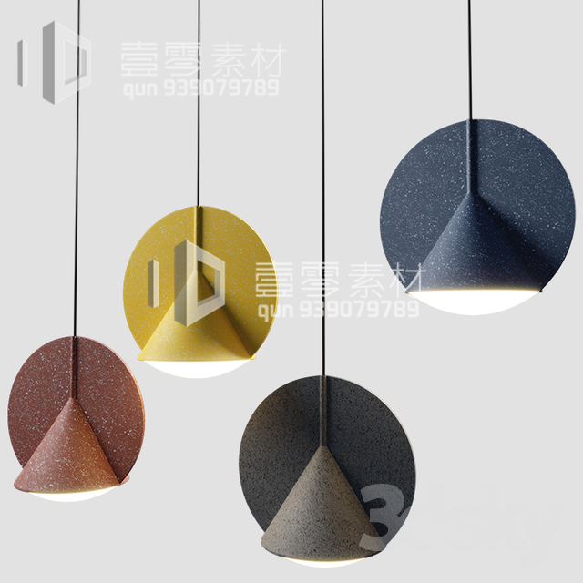 3DSKY MODELS – CEILING LIGHT – No.173 - thumbnail 1