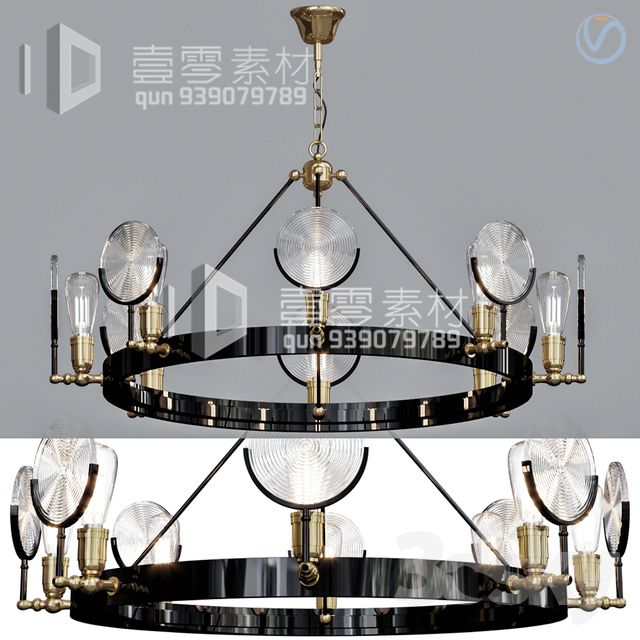 3DSKY MODELS – CEILING LIGHT – No.177 - thumbnail 1