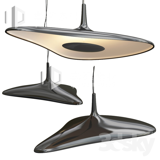 3DSKY MODELS – CEILING LIGHT – No.184 - thumbnail 1