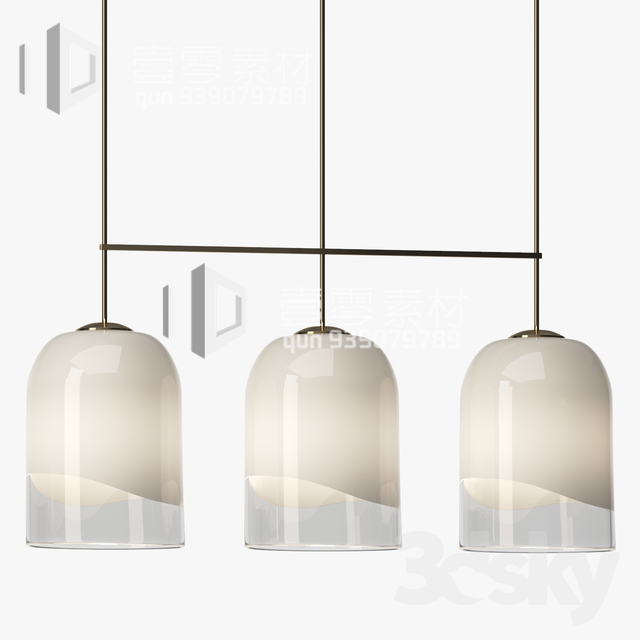 3DSKY MODELS – CEILING LIGHT – No.201 - thumbnail 1