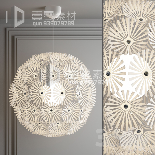 3DSKY MODELS – CEILING LIGHT – No.217 - thumbnail 1