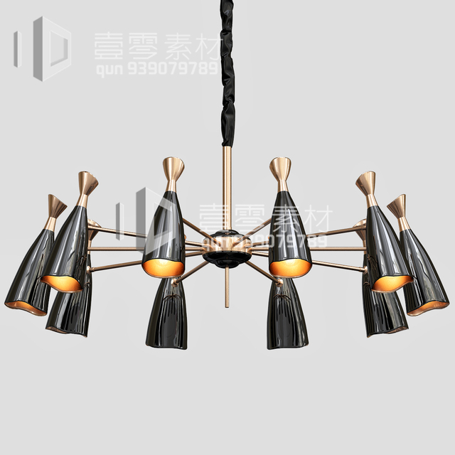 3DSKY MODELS – CEILING LIGHT – No.230 - thumbnail 1