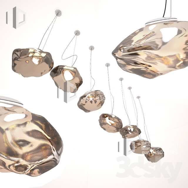 3DSKY MODELS – CEILING LIGHT – No.246 - thumbnail 1