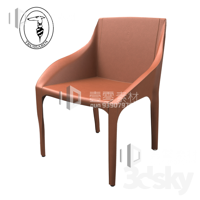 3DSKY MODELS – CHAIR & ARMCHAIR – VOL.05 – No.011 - thumbnail 1