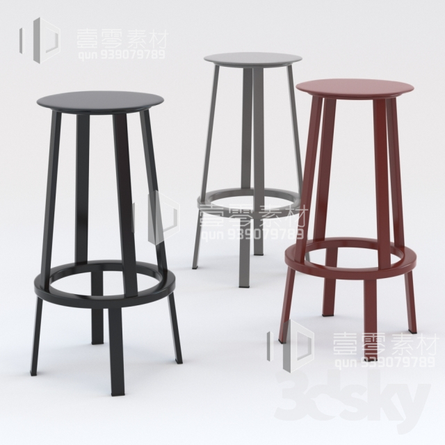 3DSKY MODELS – CHAIR & ARMCHAIR – VOL.05 – No.028 - thumbnail 1