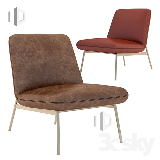 3DSKY MODELS – CHAIR & ARMCHAIR – VOL.06 – No.014 - thumbnail 1