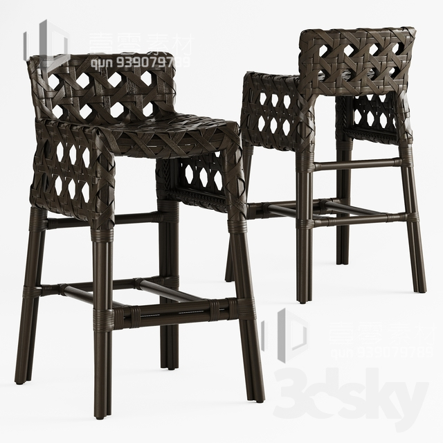 3DSKY MODELS – CHAIR & ARMCHAIR – VOL.06 – No.016 - thumbnail 1