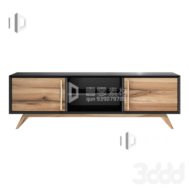 CONSOLE & CABINETS 3D MODELS – VOL.10 – No.109 - thumbnail 1