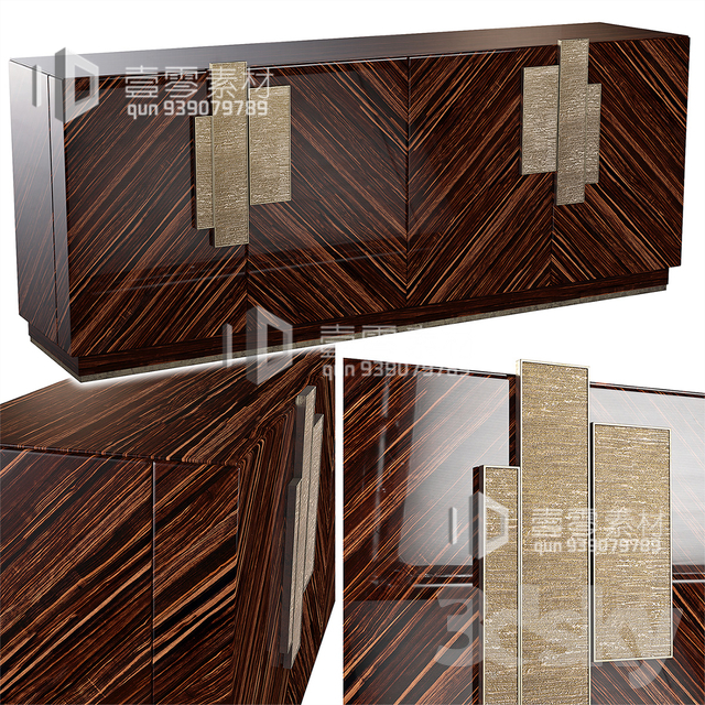 CONSOLE & CABINETS 3D MODELS – VOL.10 – No.137 - thumbnail 1