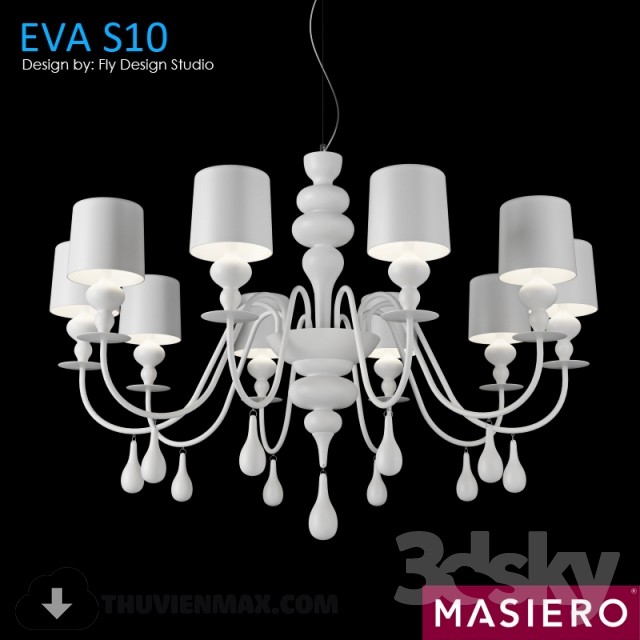 3DSKY MODELS – CEILING LIGHT – 008 - thumbnail 1