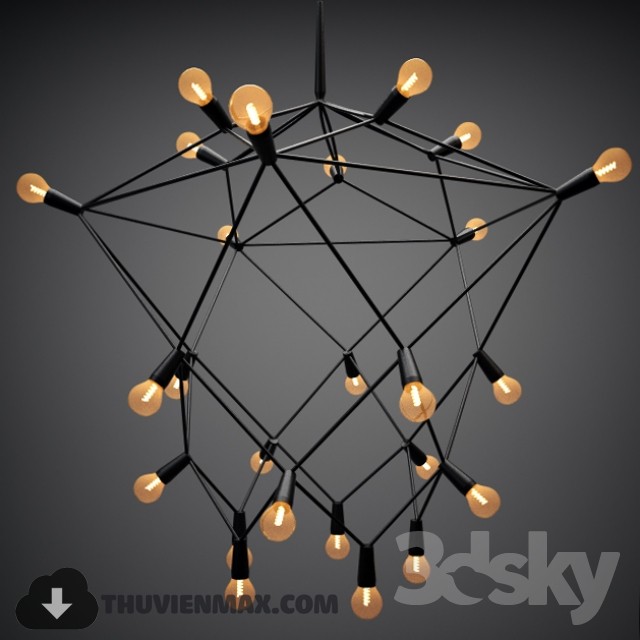 3DSKY MODELS – CEILING LIGHT – 015 - thumbnail 1